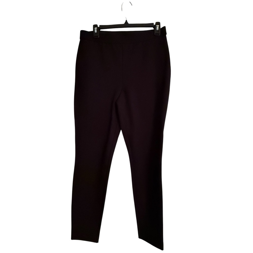 Talbots Soho Ankle Pant Black Pull On Stretch Slim Trousers Leggings Size 10 EUC - Picture 4 of 13